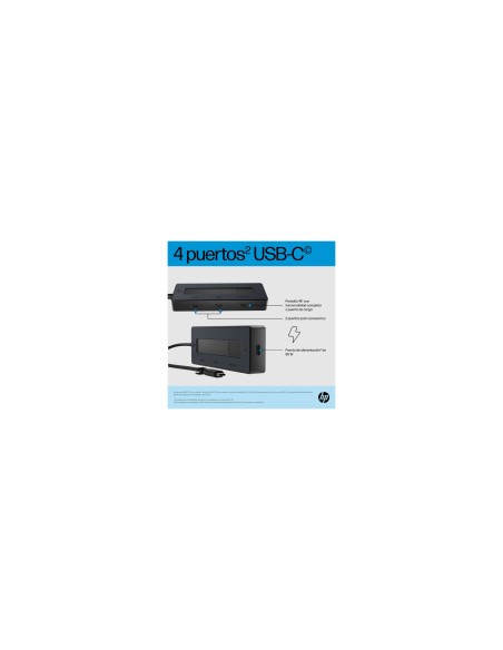 HP Concentrador multipuerto USB-C 4K de