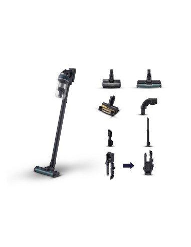 Samsung VS20C8524TB Aspiradora escoba 2 en 1 BaterÃ­a Secar Sin bolsa 580 W Negro, Azul