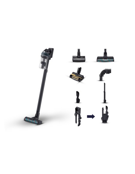 Samsung VS20C8524TB Aspiradora escoba 2 en 1 BaterÃ­a Secar Sin bolsa 580 W Negro, Azul