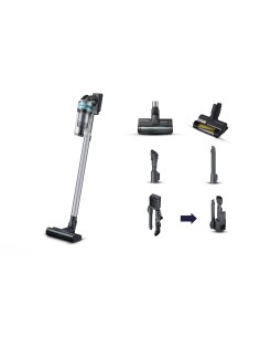 Samsung VS20B75AGR1 Aspiradora escoba 2 en 1 BaterÃ­a Secar Sin bolsa 550 W Negro, Color menta