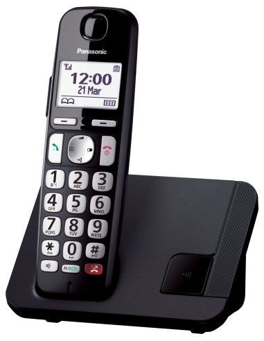 Panasonic KX-TGE250 TelÃ©fono DECT Identificador de llamadas Negro