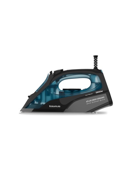 Taurus ATLAS 2800 CERAMIC Plancha a vapor Suela de cerÃ¡mica 2800 W Negro, Azul, Gris