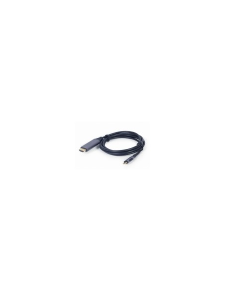 Gembird CC-USB3C-HDMI-01-6 adaptador de cable de vÃÂ­deo 1,8 m USB Tipo C HDMI tipo A (EstÃ¡ndar) Negro, Gris