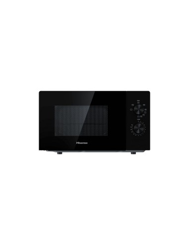 Hisense H20MOBP1G microondas Negro Microondas con grill Encimera 20 L 700 W