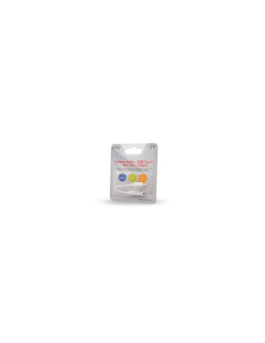 Savio AK-35 mobile phone cable White 0.12 m USB C 3.5mm cable de telÃ©fono mÃ³vil Blanco 0,12 m 3,5mm