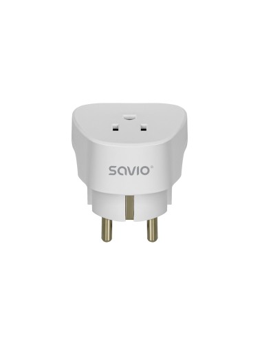 Savio AP-01 adaptador e inversor de corriente Interior Blanco