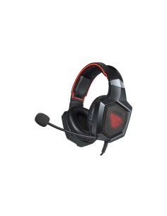 Savio SAVGH-FORGE auricular y casco Auriculares AlÃ¡mbrico gancho de oreja Juego Negro, Rojo