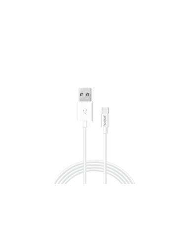 Savio CL-126 cable USB USB 2.0 1 m USB C USB A Blanco