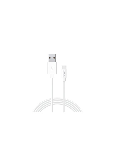 Savio CL-126 cable USB USB 2.0 1 m USB C USB A Blanco