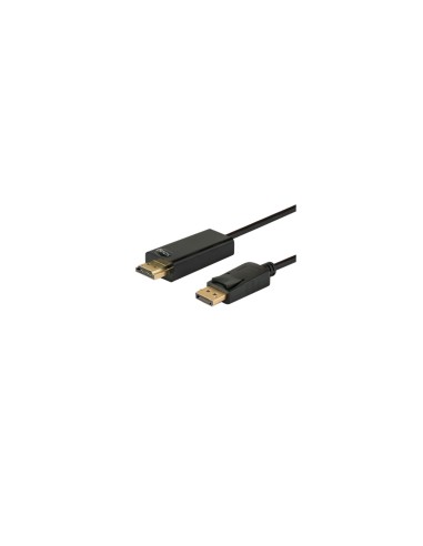 Savio CL-56 adaptador de cable de vÃ­deo 1,5 m DisplayPort HDMI tipo A (EstÃ¡ndar) Negro