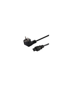 Savio CL-67 cable de transmisiÃ³n Negro 1,2 m IEC Type C (3.8 mm, 1.1 mm) CEE7/7