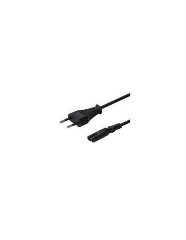 Savio CL-97 cable de transmisiÃ³n Negro 1,2 m Enchufe tipo E IEC C7