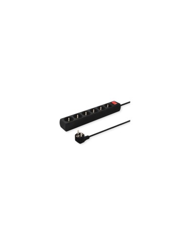 Savio LZ-01 Listwa zasilajca, 5 gniazd, 1,5m 5 salidas AC Tipo C 2500 W Negro