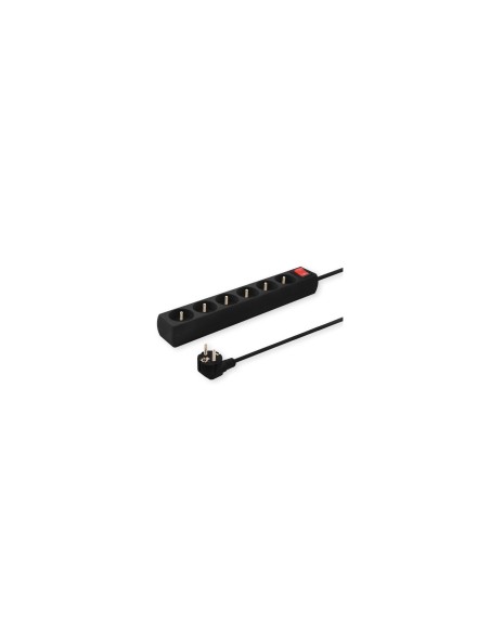 Savio LZ-01 Listwa zasilajca, 5 gniazd, 1,5m 5 salidas AC Tipo C 2500 W Negro