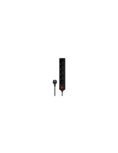 Savio LZ-01 Listwa zasilajca, 5 gniazd, 1,5m 5 salidas AC Tipo C 2500 W Negro 2