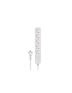 Savio Power strip 5 sockets 3m white LZ-09 5 salidas AC Tipo F Blanco