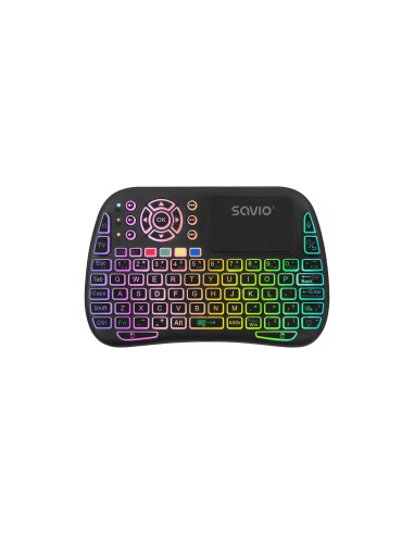 Savio SAVMKW-04 teclado para mÃ³vil QWERTY InglÃ©s de EE. UU. USB Tipo C Negro