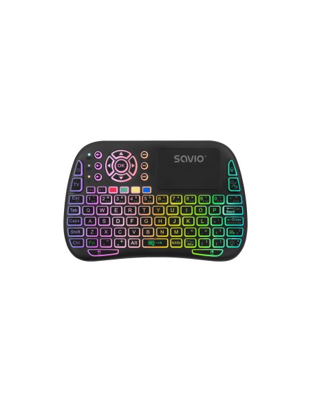 Savio SAVMKW-04 teclado para mÃ³vil QWERTY InglÃ©s de EE. UU. USB Tipo C Negro