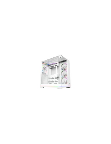 XYZ TESSERACT A-RGB, TORRE GAMING, 4x VENTILADORES, 3D ULTRA-PANORAMICO,BTF, TYPO C, ATX, BANCA