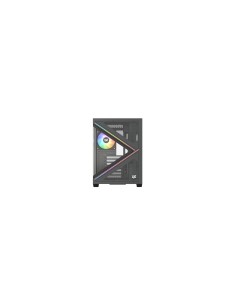 XYZ QUBEX, TORRE GAMING,DUAL CHAMBER, 4x VENTILADORES, A-RGB, MESH DUAL ,BTF, TYPO C, ATX, NEGRA 2