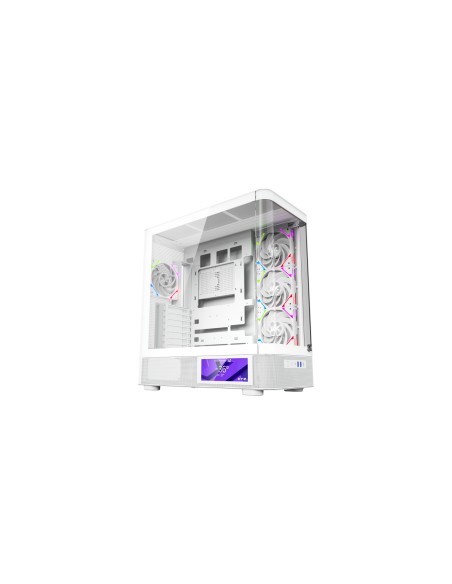 XYZ QUANTUM PRO, TORRE GAMING , 4x VENTILADORES, PWM, BTF, PANTALLA 6,2" , TIPO C , ATX, BLANCA