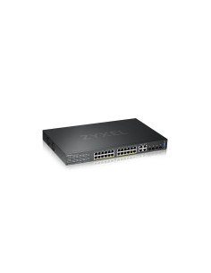 Zyxel GS2220-28HP-EU0101F switch Gestionado L2 Gigabit Ethernet (10/100/1000) EnergÃÂ­a sobre Ethernet (PoE) Negro
