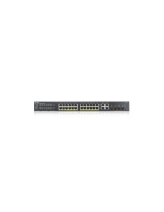 Zyxel GS2220-28HP-EU0101F switch Gestionado L2 Gigabit Ethernet (10/100/1000) EnergÃÂ­a sobre Ethernet (PoE) Negro 2