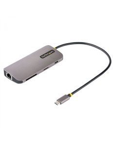 StarTech.com Adaptador Multipuertos USB C de VÃÂ­deo 4K a 60Hz, con Hub de 3 Puertos USB-A de 5Gbps, Entrega de AlimentaciÃ³n U
