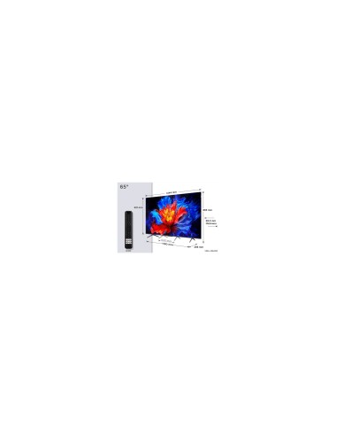 TCL P8K 65P8K Televisor 165,1 cm (65") 4K Ultra HD Smart TV Wifi MetÃ¡lico 350 cd / mÂ²