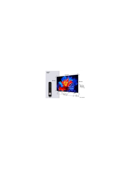 TCL P8K 65P8K Televisor 165,1 cm (65") 4K Ultra HD Smart TV Wifi MetÃ¡lico 350 cd / mÂ²