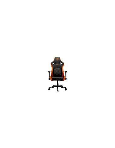 COUGAR Gaming CGR-DFL Silla para videojuegos de PC Asiento acolchado tapizado Negro, Naranja