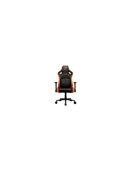 COUGAR Gaming CGR-DFL Silla para videojuegos de PC Asiento acolchado tapizado Negro, Naranja