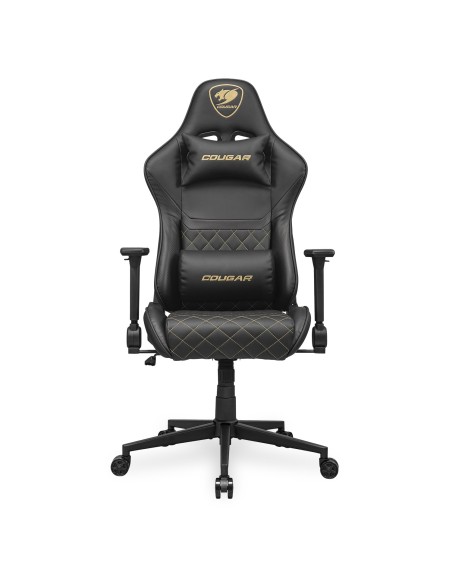COUGAR Gaming ARMOR ONE V2 Silla para videojuegos universal Asiento acolchado Negro, Oro