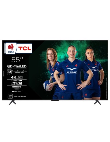 TCL C6K 55C6K Televisor 139,7 cm (55") 4K Ultra HD Smart TV Wifi MetÃ¡lico