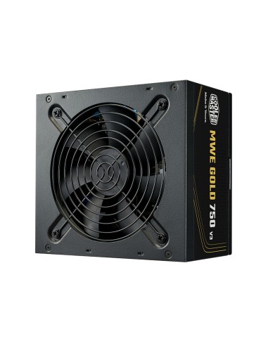 Cooler Master MWE Gold V3 ATX 3.1 Non-Modular Series unidad de fuente de alimentaciÃ³n 750 W 24-pin ATX Negro