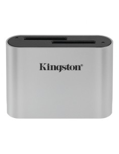 Kingston Technology Workflow SD Reader lector de tarjeta USB 3.2 Gen 1 (3.1 Gen 1) Negro, Plata