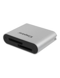 Kingston Technology Workflow SD Reader lector de tarjeta USB 3.2 Gen 1 (3.1 Gen 1) Negro, Plata 2