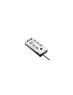 Eaton PB6UD limitador de tensiÃ³n 6 salidas AC 220 - 250 V 1,5 m Negro, Blanco