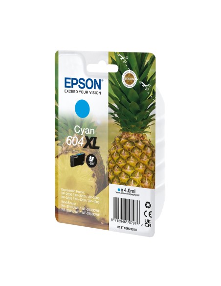 Epson 604XL cartucho de tinta 1 pieza(s) Original Alto rendimiento (XL) Cian