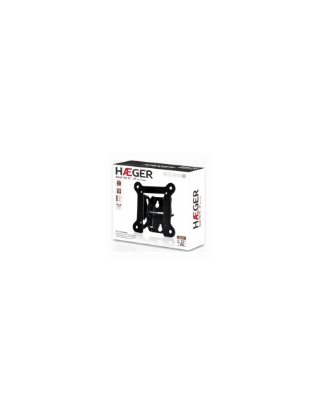 Haeger WB-T27.020A soporte para TV 68,6 cm (27") Negro