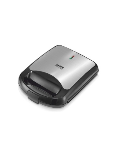 Haeger SM-15G.009A sandwichera 1500 W Negro, Acero