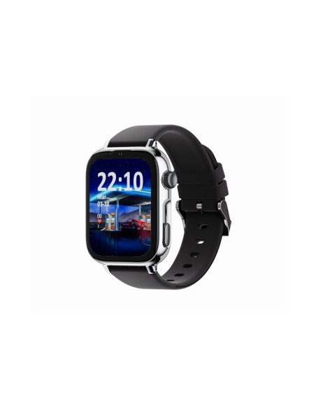 SaveFamily SaveWatch Plus 2 Reloj Inteligente para niÃ±os 4G Esfera Plata correa silicona Negra