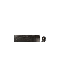 CHERRY DW 9100 SLIM teclado RatÃ³n incluido Universal RF Wireless + Bluetooth QWERTZ AlemÃ¡n Negro