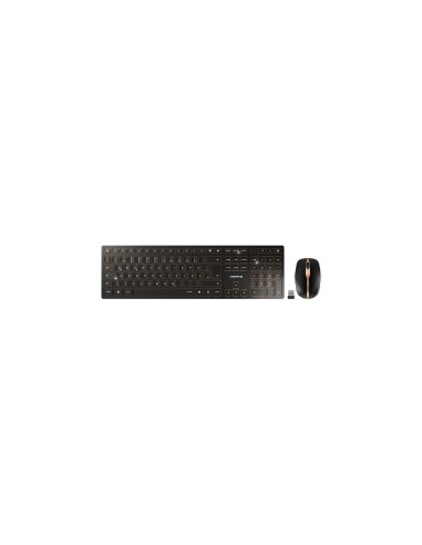 CHERRY DW 9100 SLIM teclado RatÃ³n incluido Universal RF Wireless + Bluetooth QWERTZ AlemÃ¡n Negro