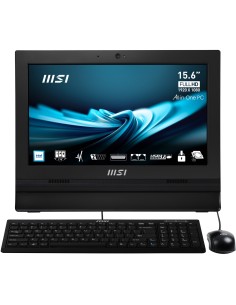 MSI Pro AP162T ADL-007XES All-in-One PC IntelÂ® N N100 39,6 cm (15.6") 1920 x 1080 Pixeles Pantalla tÃ¡ctil PC todo en uno 4 GB 