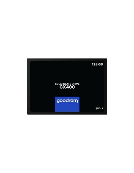 Goodram CX400 Disco ssd 2.5 gen.2 128gb serial ATA III 3D tlc nand negro azul