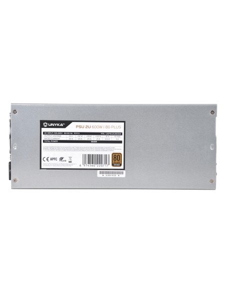 UNYKAch Fuente de AlimentaciÃ³n 2U 600W 80 Plus Bronce