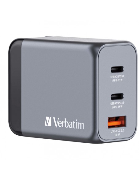 Verbatim GNC-65 Universal Negro, Gris Corriente alterna Carga rÃ¡pida Interior