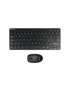 UNYKAch UK505448 teclado RatÃ³n incluido RF inalÃ¡mbrico QWERTY PortuguÃ©s Negro