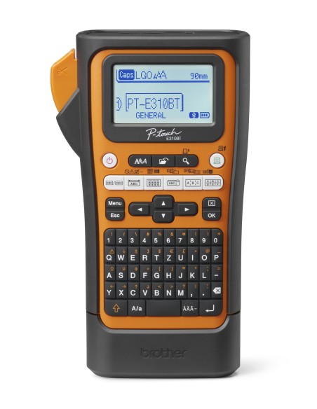 Brother PT-E310BTVP impresora de etiquetas Transferencia tÃ©rmica 180 x 180 DPI 20 mm/s InalÃ¡mbrico y alÃ¡mbrico HSE/TZe Blueto
